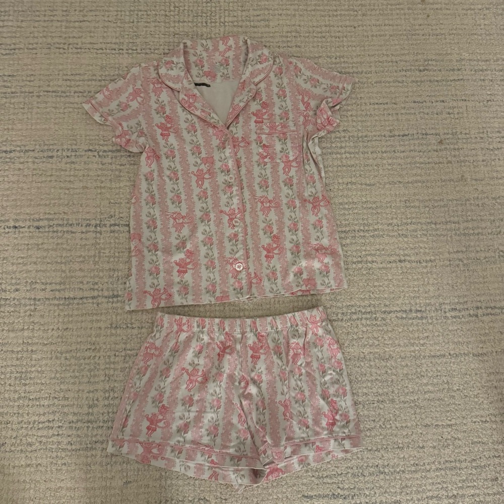 Roller Rabbit x Love Shack Fancy Short Pajama Set